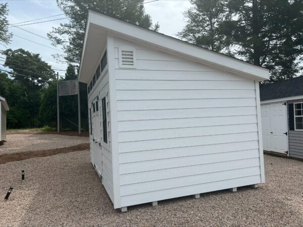 10x16 Monoslope Clapboard Shed - Image 3