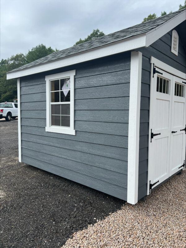 8' x 10' Clapboard Classic Cottage Shed - Image 3