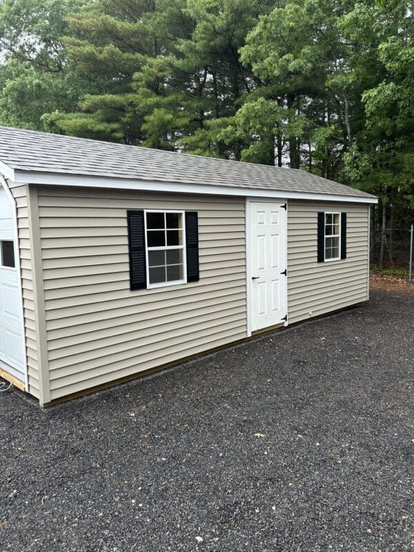 12x24 Vinyl Clay Garage - Image 3