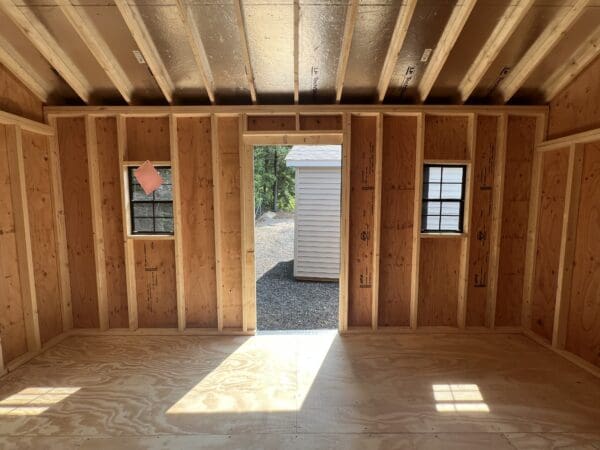 10 x 16 Dura-Temp All Black Quaker Shed - Image 5